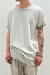BORIS BIDJAN SABERI Short Sleeve T-Shirt TS ONE PIECE RF F035 Faded Light Gray 2 PBBS21